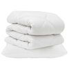 vidaXL Set di Piumoni con cuscino 2 pz Bianco Microfibra