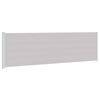 vidaXL Tenda da Sole Laterale Retrattile per Patio 180x614 cm Grigia