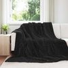 vidaXL Coperta Nero 270 x 240 cm Panno