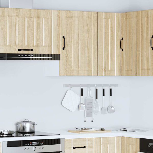vidaXL Pensile da Cucina Lucca Rovere Sonoma in Legno Multistrato