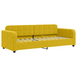 vidaXL Letto da Giorno Giallo 80x200 cm in Velluto