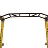 vidaXL Gabbia di Allenamento per lo Squat 140x145x214 cm Giallo e Nero