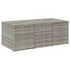 vidaXL Baule da Giardino in Polyrattan 180x90x70 cm Grigio