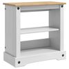 vidaXL Supporto per Acquario CORONA Bianco e marrone 60,5 x 30 x 60 cm