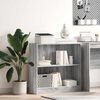 vidaXL Libreria Grigio Sonoma 80x24x76 cm in Legno Multistrato