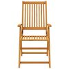 vidaXL Set da Pranzo per Giardino 3 pz in Legno Massello di Acacia