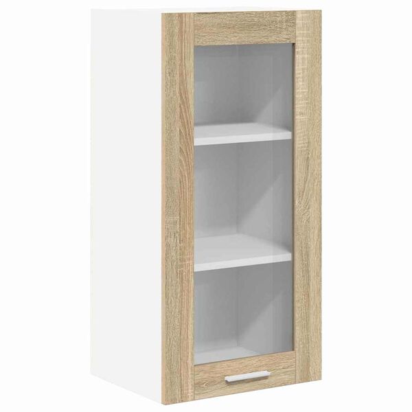 vidaXL Armadio pensile Rovere Sonoma 40 x 31 x 80 cm Legno multistrato
