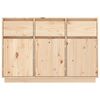 vidaXL Credenza 110x34x75 cm in Legno Massello di Pino