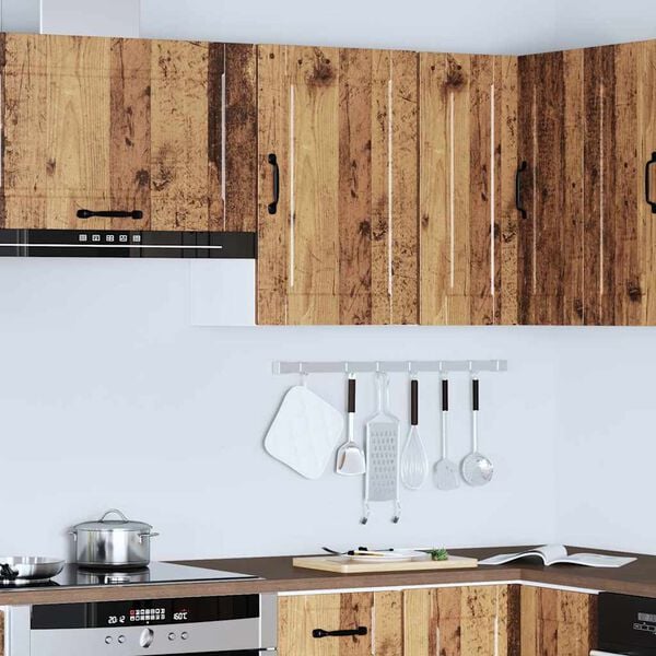 vidaXL Pensile da Cucina Porto Legno Antico in Legno Multistrato