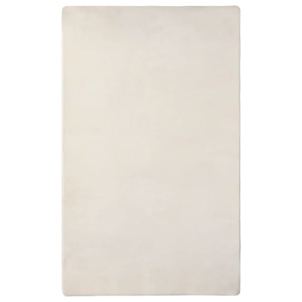 vidaXL Tappeto a Pelo Corto Crema 270x180 cm