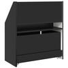 vidaXL Libreria per Bambini Nero 60 x 29,5 x 69 cm Legno multistrato