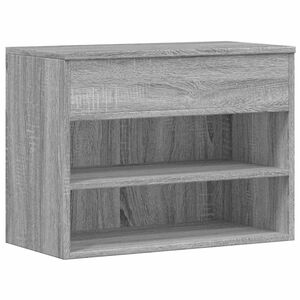 vidaXL Scarpiera Grigio Sonoma 60x30x45 cm in Legno Multistrato