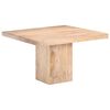 vidaXL Tavolo da Pranzo 120x120x77 cm in Legno Massello di Mango