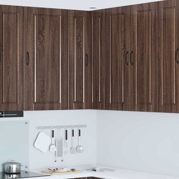 vidaXL Mobile da cucina con porta Rovere Marrone 57 x 57 x 100 cm