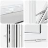 vidaXL Finestra Seminterrato RISOR 110x40 cm Tilt 2 Vetri Bianco