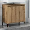 vidaXL Mobile Lavabo Rovere Artigianale 58x33x60 cm Legno Multistrato