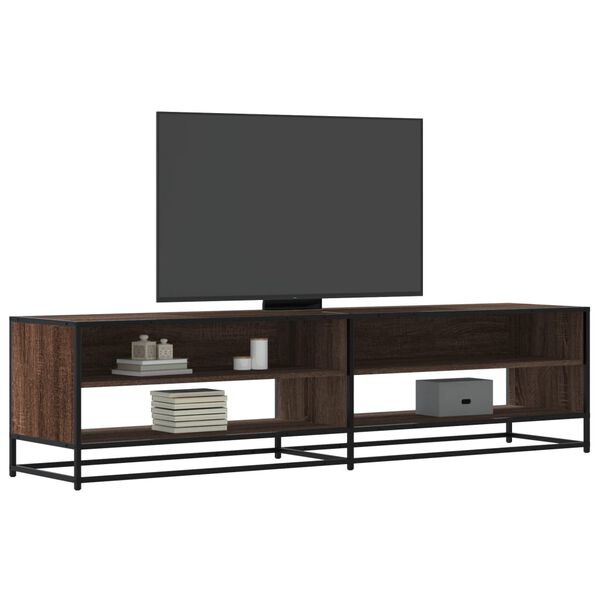vidaXL Mobile Porta TV Rovere Marrone 180,5x40x46 cm in Truciolato