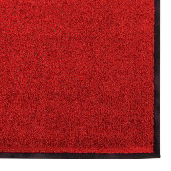 vidaXL Tappetino Rosso e Nero 120 x 250 cm 100% Poliammide