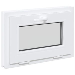 vidaXL Finestra per Soffitta RISOR 60 x 40 cm PVC e Vetro Bianco
