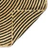 vidaXL Tappeto Naturale e Nero 60 x 110 cm Juta