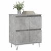 vidaXL Credenza Grigio Cemento 60x35x70 cm in Legno Multistrato
