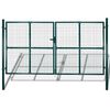 vidaXL Cancello da Giardino in Rete per Recinzione, Porta, Griglia a muro 300x175 cm