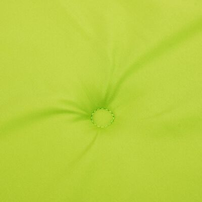vidaXL Cuscini per Sedie 6 pz Verde Brillante 120x50x3 cm in Tessuto