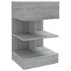 vidaXL Comodini Grigio Sonoma 2 pz 40x35x65 cm in Legno Multistrato