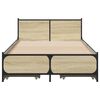 vidaXL Giroletto Cassetti Rovere Sonoma 90x190 cm Legno Multistrato