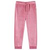 vidaXL Pantaloni Tuta da Bambina Lampone 92