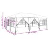 vidaXL Tenda Party Verde 600 x 400 x 266 cm Polietilene