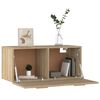vidaXL Mobile Parete Rovere Sonoma 80x35x36,5cm Legno Multistrato