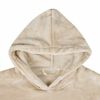 vidaXL Felpa coperta Beige m Flanella