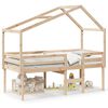 vidaXL Letto a Soppalco con Tetto 80x200 cm in Legno di Pino