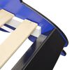 vidaXL Letto con Luci LED per Bambino Auto da Corsa 90x200 cm Blu