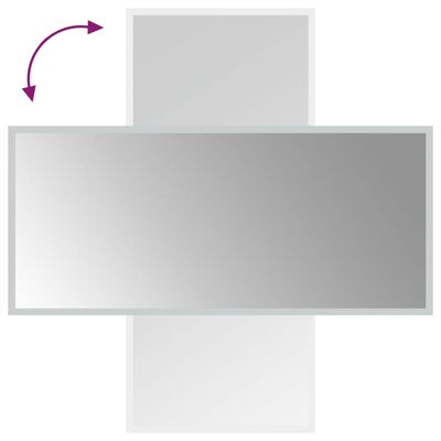vidaXL Specchio da Bagno con Luci LED 40x90 cm