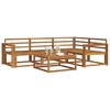 vidaXL Set di divani da esterno 5 pcs Naturale