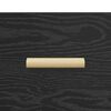 vidaXL Armadio da Notte con cassetto 2 pcs Rovere Nero 40 x 35 x 47 cm