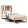 vidaXL Letto Libreria senza Materasso 90x190 cm Legno Massello Pino