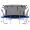 vidaXL Set Trampolino Rotondo 488x90 cm 150 kg