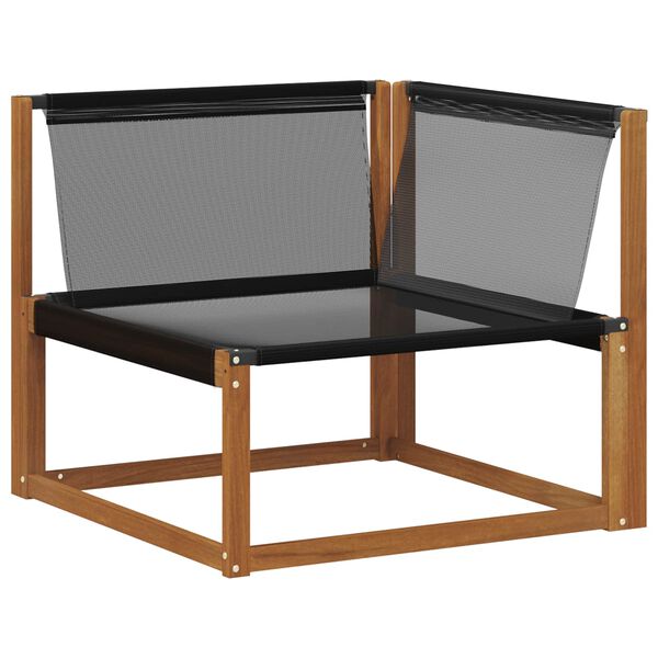 vidaXL Set di divani da esterno con cuscino 24 pcs Naturale e Nero