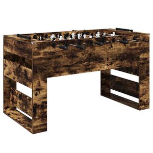 vidaXL Tavolo da Foosball Quercia Affumicata 146,5 x 74 x 85 cm