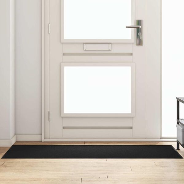vidaXL Tappetino Altro Nero 60 x 180 cm Polipropilene e vinile