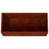 vidaXL Fioriera 62x40x39 cm Acciaio Corten