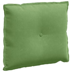 vidaXL Cuscino per Schiena Verde chiaro 60 x 50 cm Tessuto in Cords