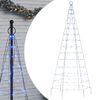 vidaXL Albero di Natale a LED 200 LED Blu 180 cm