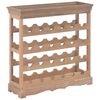 vidaXL Mobile Portavini Marrone 70x22,5x70,5 cm in MDF