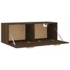vidaXL Mobile Pensile Rovere Marrone 100x36,5x35 cm Legno Multistrato