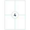 rillprint Etichette Autoadesive 105x148 mm 1000 Fogli Bianchi