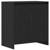 vidaXL Credenza 3 pcs Nero 70 x 41 x 75 cm Legno multistrato